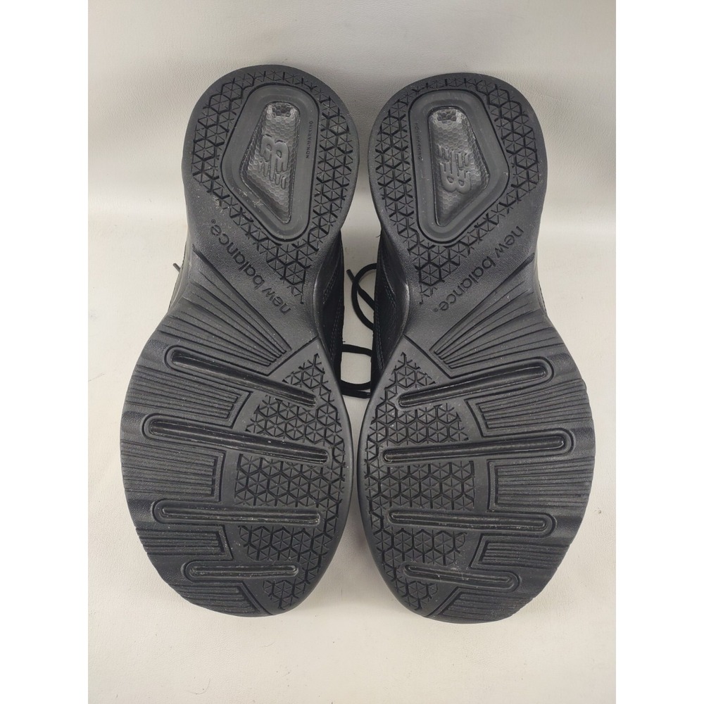 New Balance 608 V4 All Black‎ Leather Comfort Walking Shoes Mens Size US 11.5 4E - Picture 7 of 9